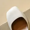 ANOVISHANA Brand Women Pumps Square Toe Block Heels 9cm Buckle Strap Big Size 45 46 Mary Janes Party Wedding Shoes 32 33 5
