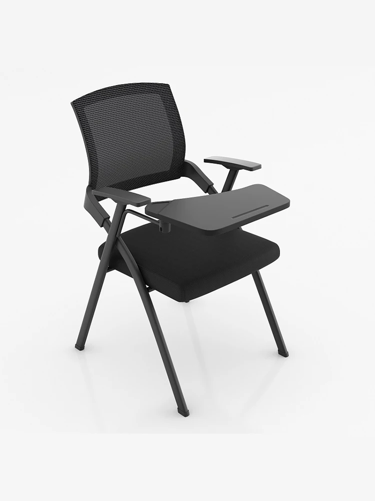 Folding training chair with table board meeting chair with writing board table and integrated meeting room