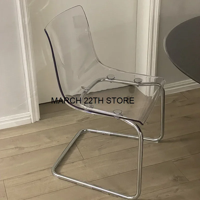 Ufficio Cucina Cesca Sedie Da Pranzo Nordic Moderno Acrilico Sedia Trasparente Ristorante Party Sillas Para Comedor Mobili Wk50Dc
