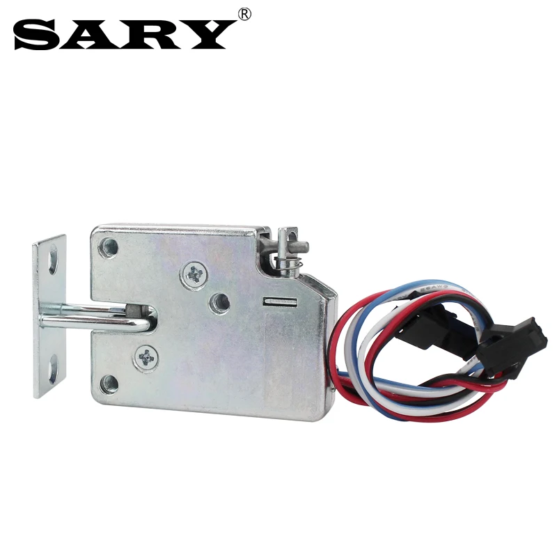 DC small electric control cabinet door lock 5v 12v 24v locker electronic with feedback signal