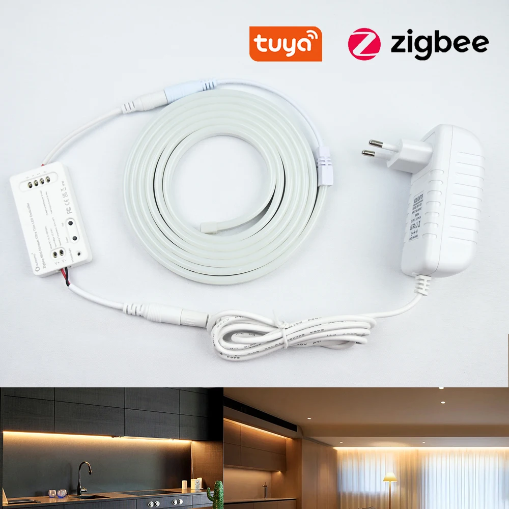 Mini-Zigbee-Dimmable-Neon-LED-Strip-1m-2m-3m-4m-5m-10m-12V-Waterproof ...