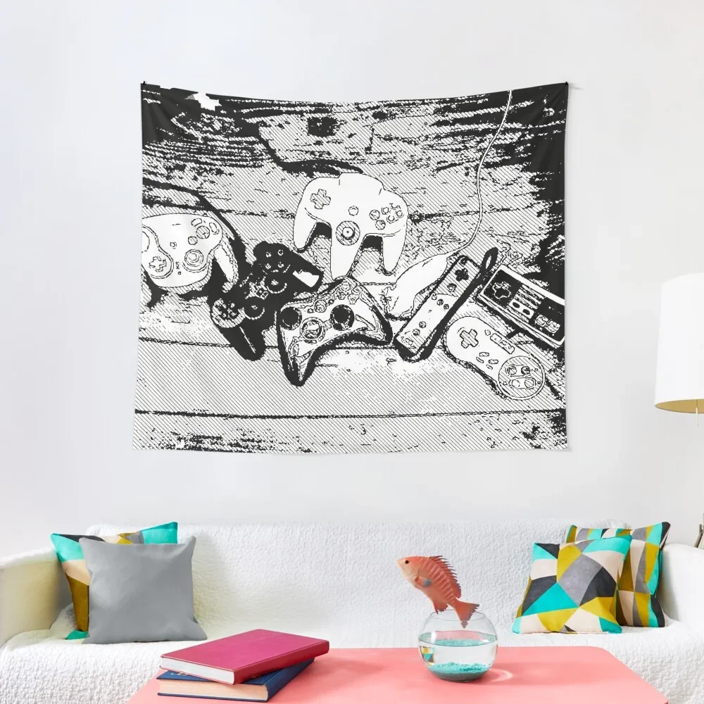 

Collection de manettes - Joysticks collection Tapestry Outdoor Decor Aesthetic Home Decor Bedrooms Decorations Tapestry