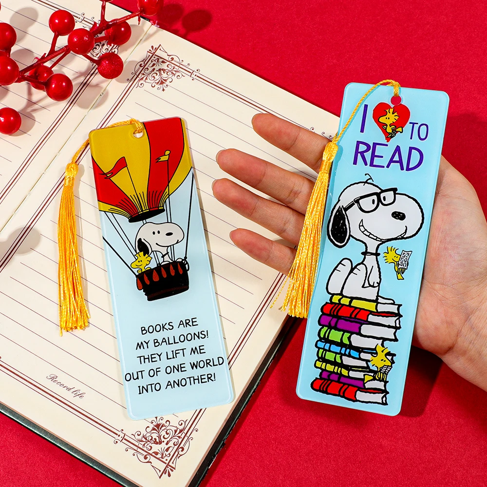 Cartoon animated dog bookmark with tassels, cute peanut character design,  inspiring reading quotes, and interesting page tags. - AliExpress, image size:1000x1000