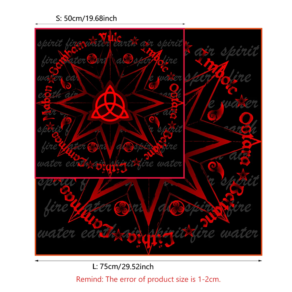 Wheel of the Year Tarot Cloth 5