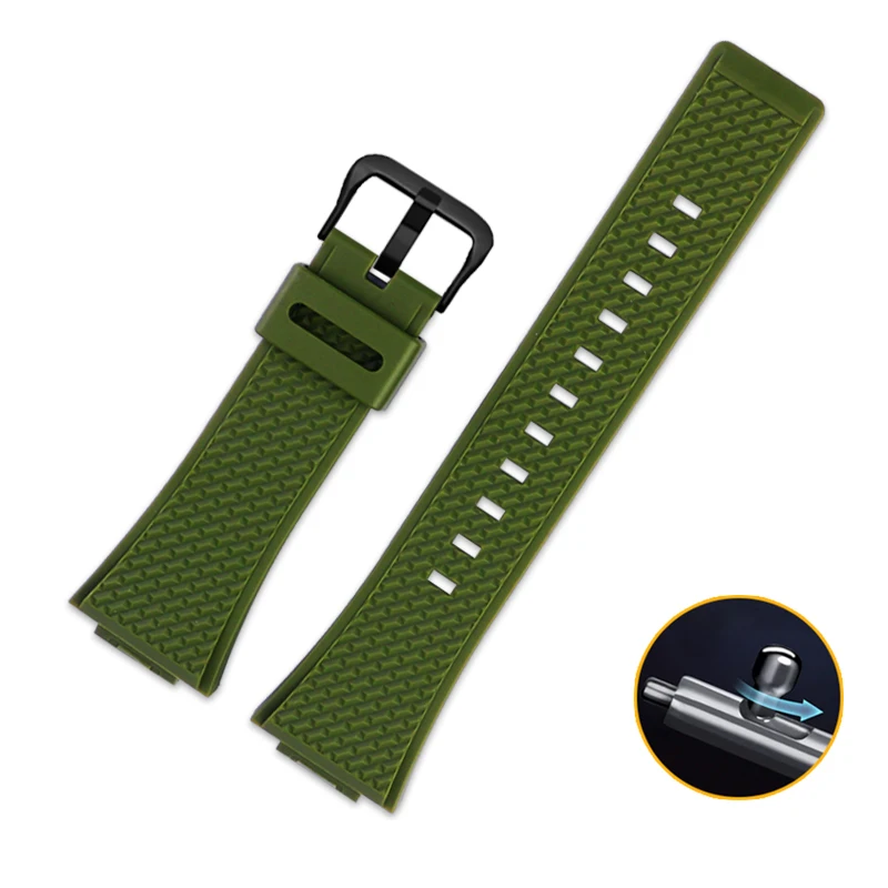 thumbnail image 1 of Correa de reloj de silicona para CASIO GM110, correa G-Shock pequeña de acero para pistola GM-110, accesorios de pulsera deportiva de resina, pulsera para hombre de 16 mm, 1 of 5