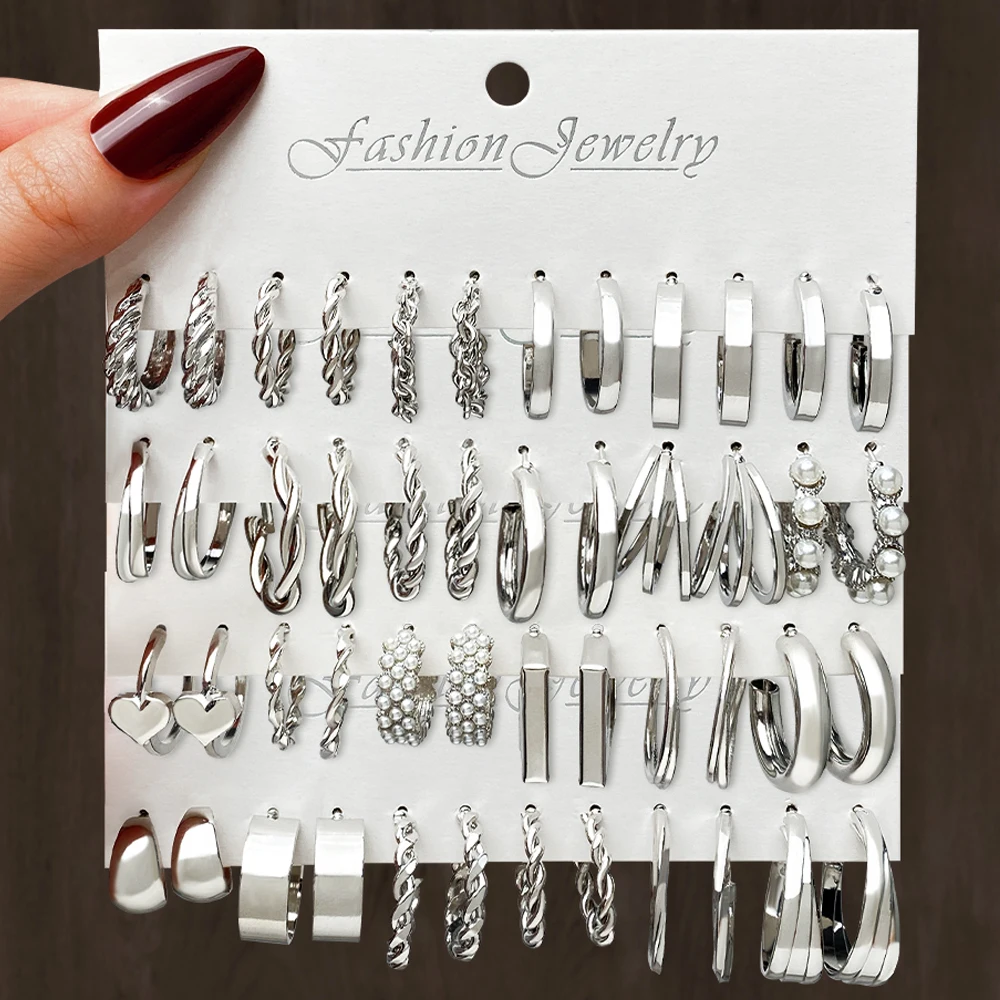 IFMIA 2023 여성용 원형 귀걸이, 패션 스테이트먼트, 블랙 컬러, 펑크 매력 후프 귀걸이, 파티 주얼리, 신상 