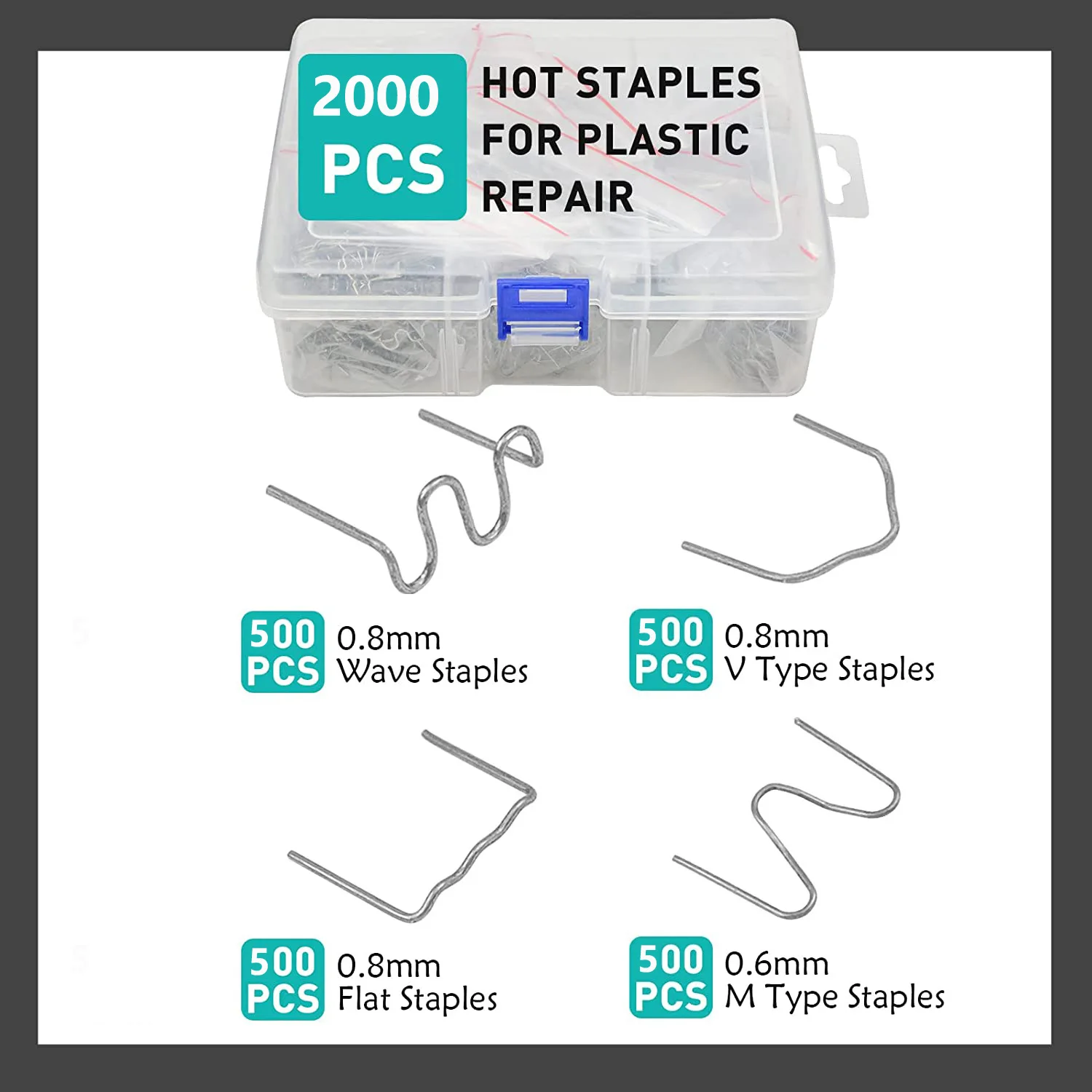 Plastic Welding Staples 6