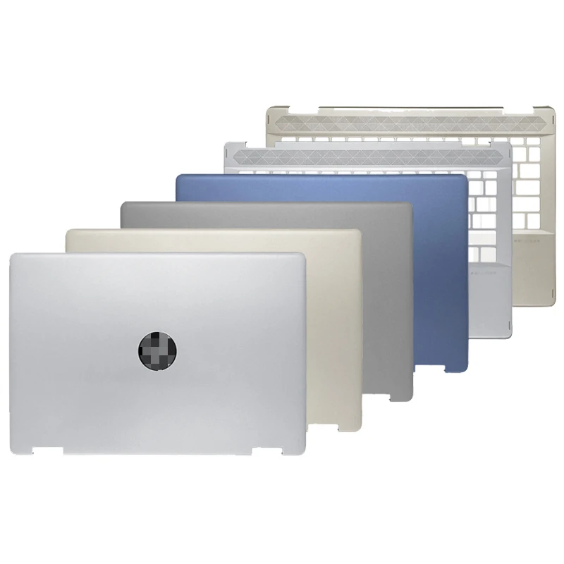 

Новинка, чехол для HP Pavilion X360 14-DH, задняя крышка для ЖК-экрана, подставка под палетку, задняя крышка, искусственная кожа, серебристый
