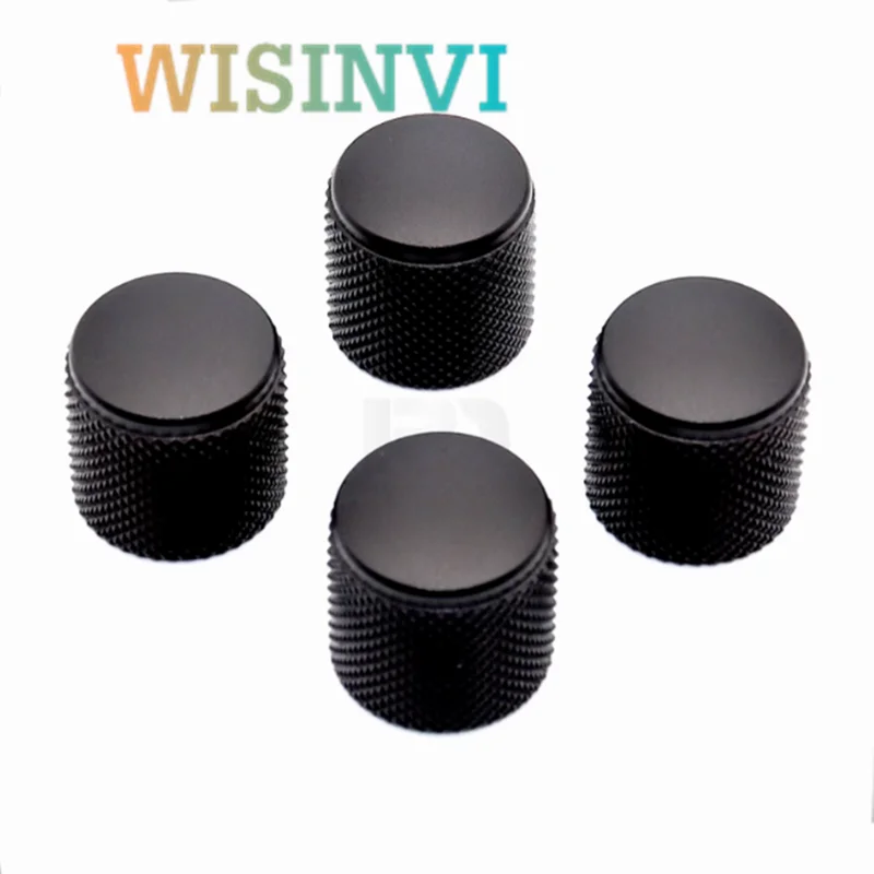 Potentiometer Knob Cap Aluminum Knob Aluminum alloy sandblasting knob cap Diameter 19mm Height 18mm Potentiometer Encoder Knob D Shaped Inner Hole 6mm 2PCS