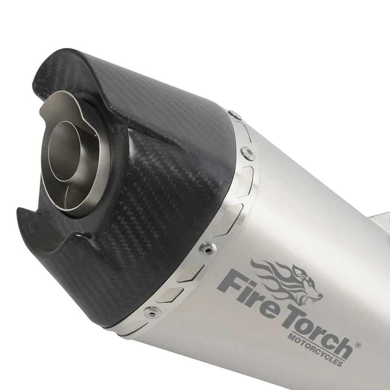 Motorcycle Exhaust Escape System Modify Muffler Moto Mid Link Pipe DB Killer Slip On For KTM 790 890 Adventure R Rally 2019-2022 - Image 4