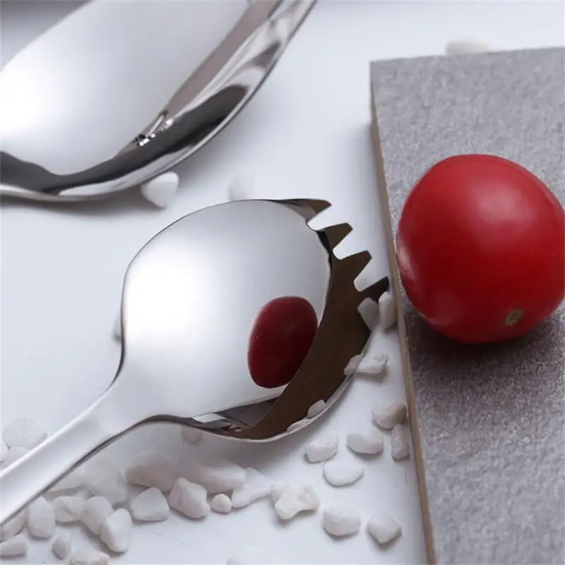 Fruit Fork Cartoon Kids Cake Fruit Toothpick Stainless Steel Fork Multi-Function Bento Lunch Bento Accessories Party Spork 1pc fruit fork food picks food toothpicks