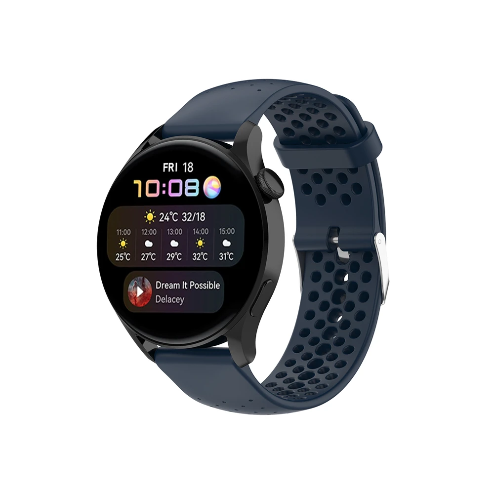 Bracelet de montre en silicone de sport Ajustement universel