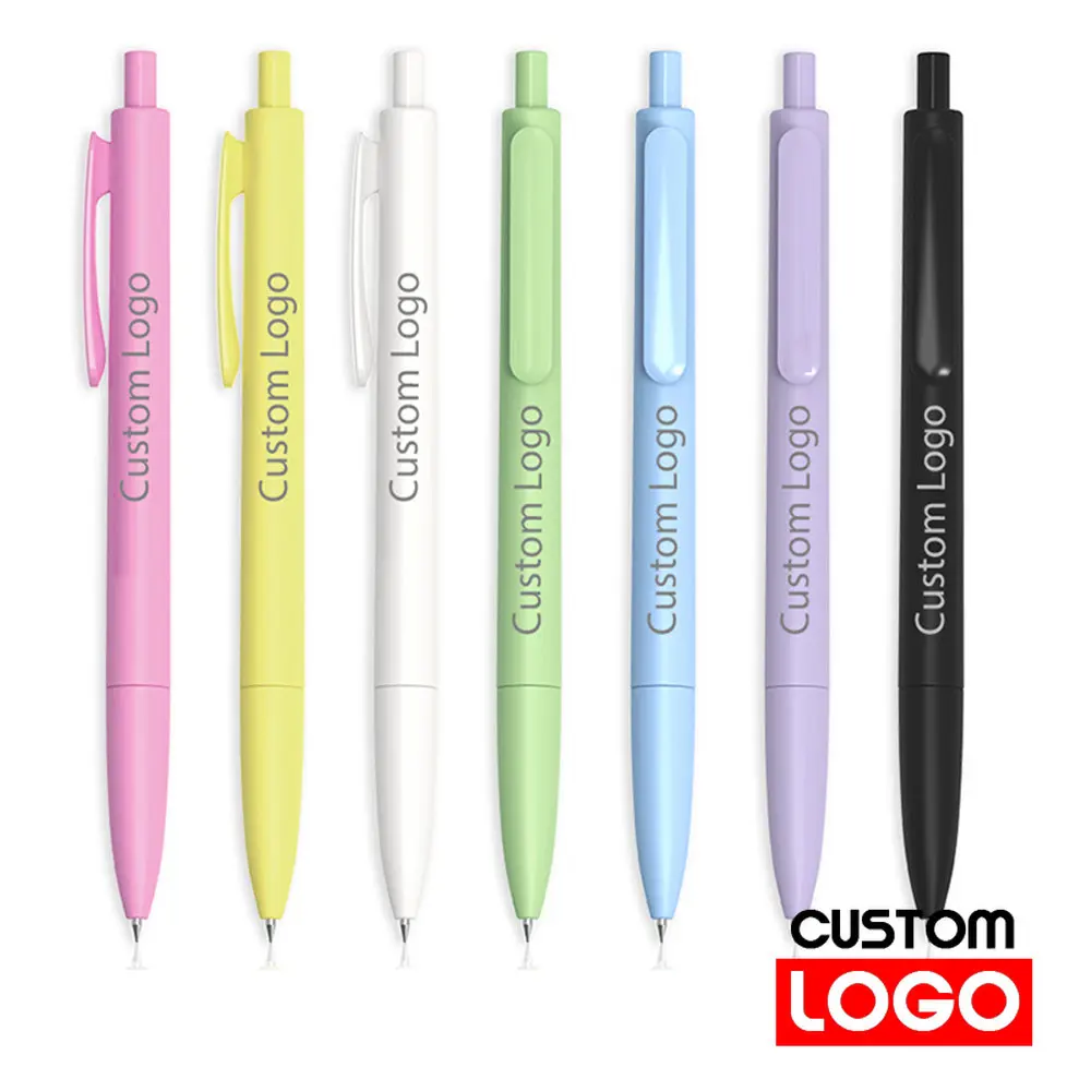 Plastic Pen Gift Pen of Neutral Pens Wholesale Business Conference Custom Logo Text Engraving Laser Engraving Custom Pen 1set cute star pendant ballpoint pens metal signature pens laser custom logo engraving name student stationery gift pen gift box