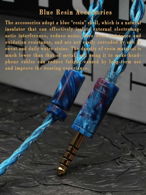 XINHS 4Core 7NOCC Hybrid Graphene Litz Structure Earphone