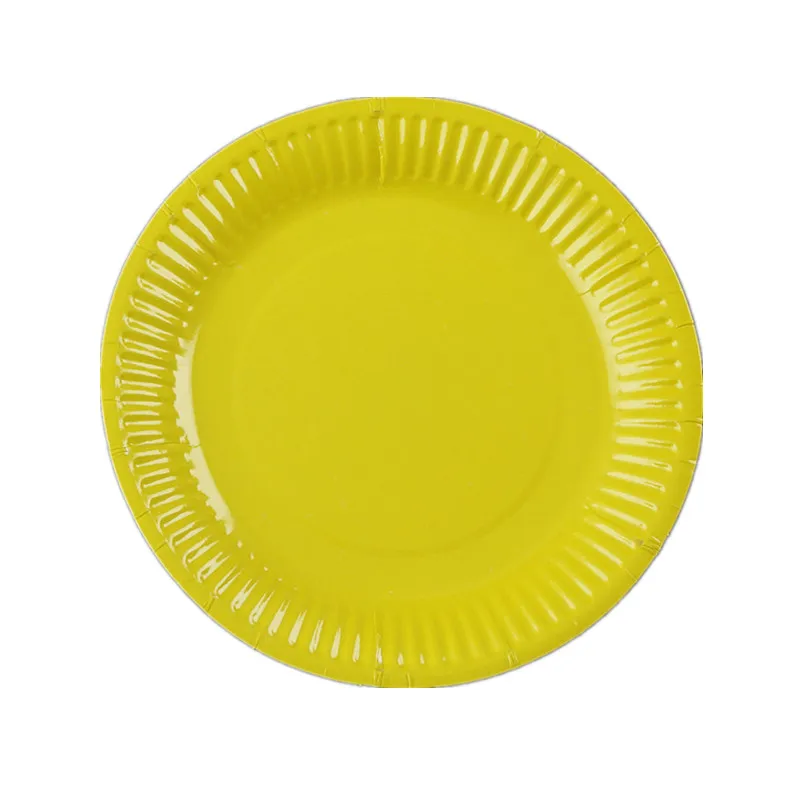 Description Picture 5 of itemSolid Color Disposable Tableware Set Party Supplies Paper Plates Cups Wedding Birthday Party Decorations Adult Favor