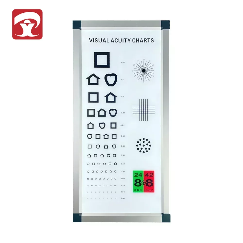 

Top Quality Snellen Eye Chart Standard Visual Testing Acuity Chart Measure Adults Kids Eye Vision Exam VC-K