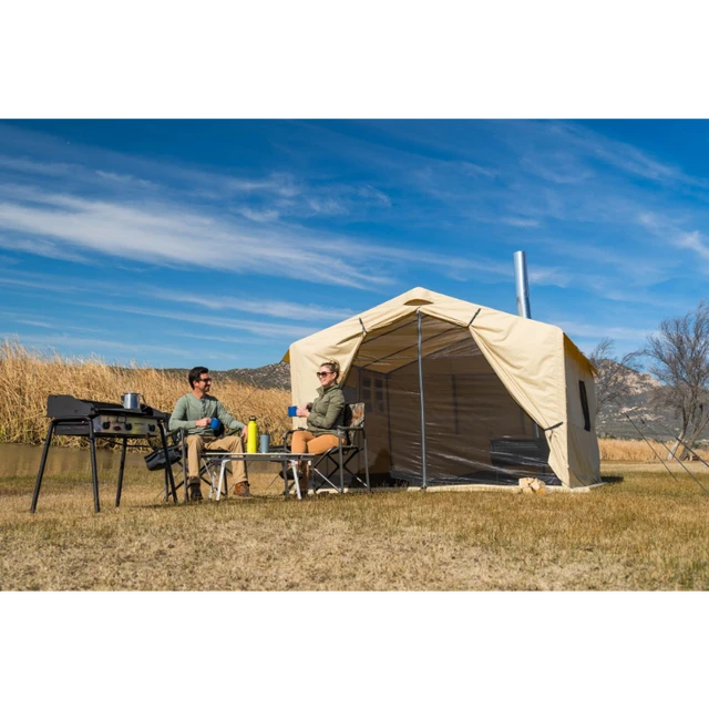 Ozark Trail 6-Person North Fork 12' x 10' Outdoor Wall Tent, with Stove  Jack - AliExpress