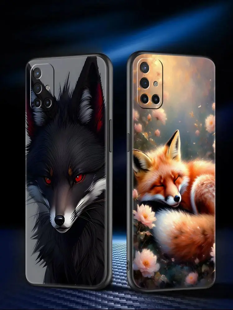 Red Fox Soft TPU Phone Case Cover | Vibrant Protective Design