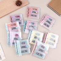 Mini Savings Challenge Binder 150-5000USD Savings Challenges Book Cash Budget Storage Notebook Envelope Savings Challenge 1