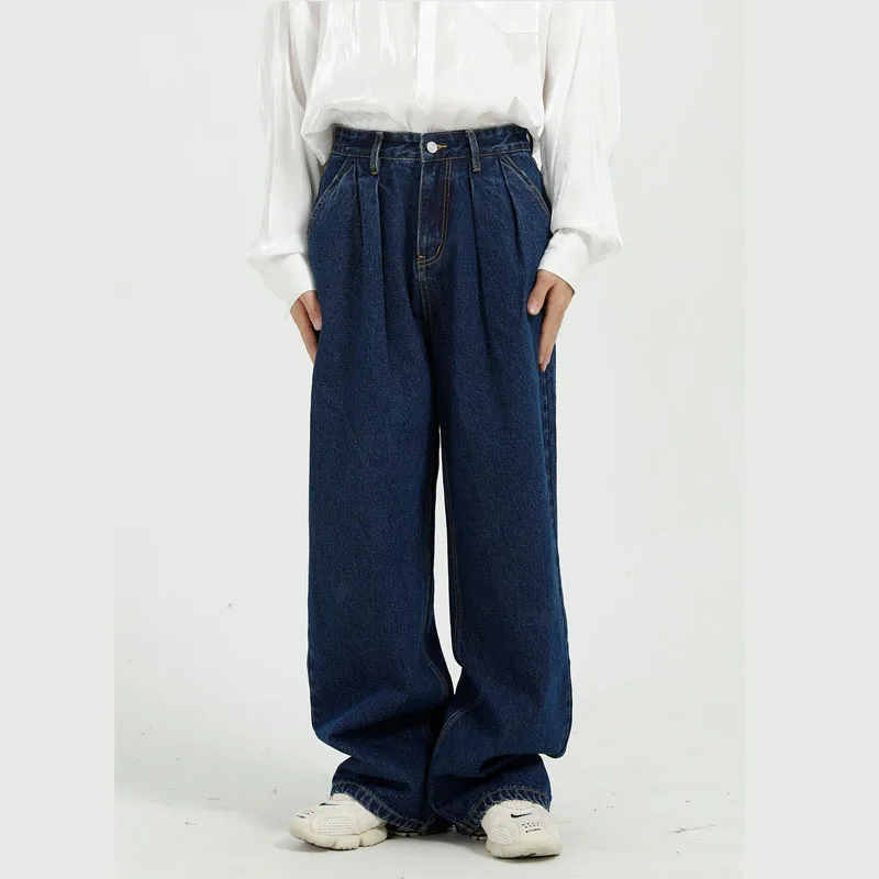 Men Retro Fashion Casual Wide Leg 