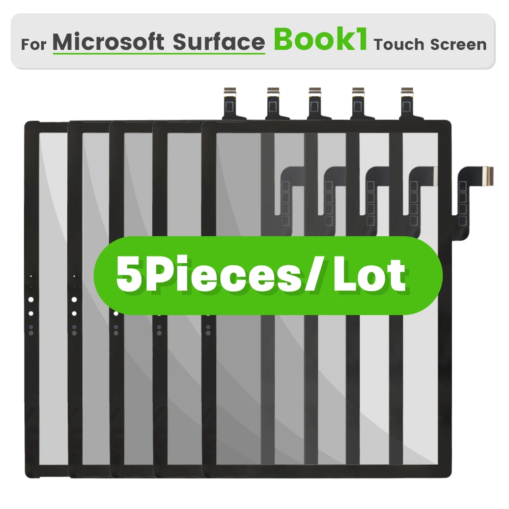 5 Pz Originale Per Microsoft Surface Book 1703 1704 1785 Touch Screen Digitizer Assembly Per Surface Book 1 / 2 Touch Sostituzione