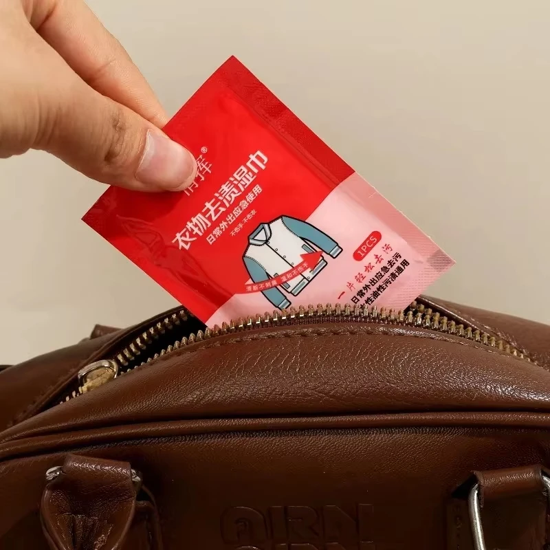 Salviette Umidificate Monouso per Rimozione Macchie, Multifunzionali, Sicure e Non Tossiche, per Uso Domestico e in Viaggio - immagine 3