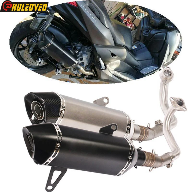 Per Yamaha Xmax 250 Xmax 300 2017-2020 Motorcycke Scarico Sistema Completo Marmitta Fuga Moto Con Db Killer Per X-Max 250 300