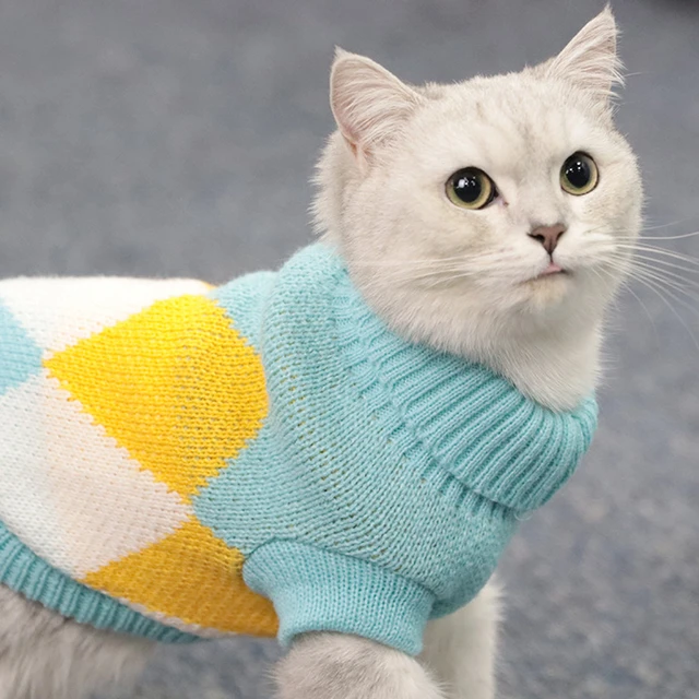 Cheap Christmas Pet Cat Clothes For Small Cats Sphynx Winter Warm Knitted  Cat Vest Sweater Costumes Kitten Coat Jacket Chihuahua Yorkshire Pet Dog  Clothing