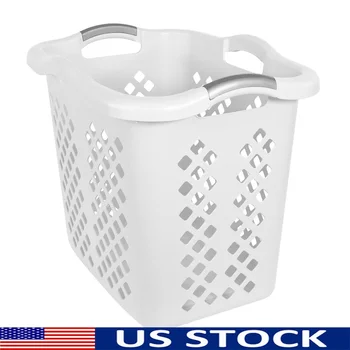 2-Bushel Plastic Laundry Basket 1