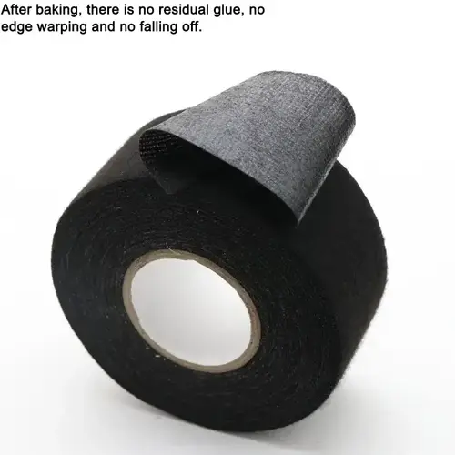1/3/5 Roll Heat-resistant Adhesive Cloth Fabric Tape 9-50mm For Automotive Cable Tape Harness Wiring Loom Electrical Heat Tapes - Image 3