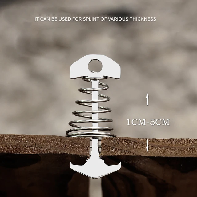 견고한 고정과 편리함을 갖춘 야외 텐트 윈드 로프 버클