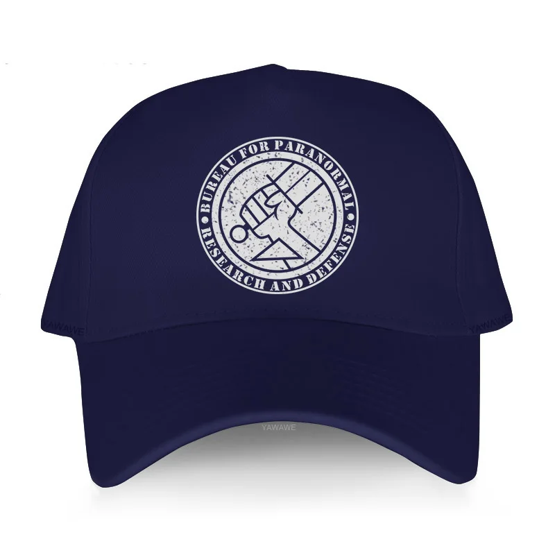 

Cap female cotton Bureau For Paranormal Research And Defense Adult Classic Baseball caps man yawawe short visor hat