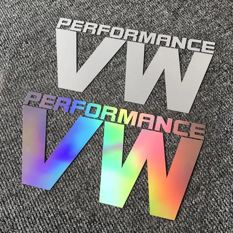 반사형 전면 윈드실드 스티커, VW 골프 사기타르 제타 자동차 외부 액세서리용 개조 장 자동차 스타일링 데칼