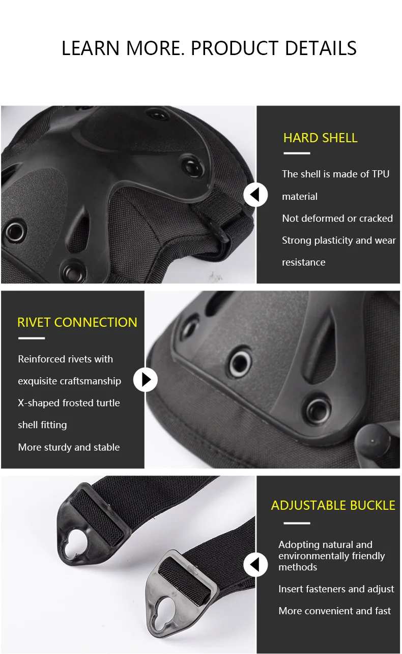 Outdoor Tactical Protective Gear Set Image 5