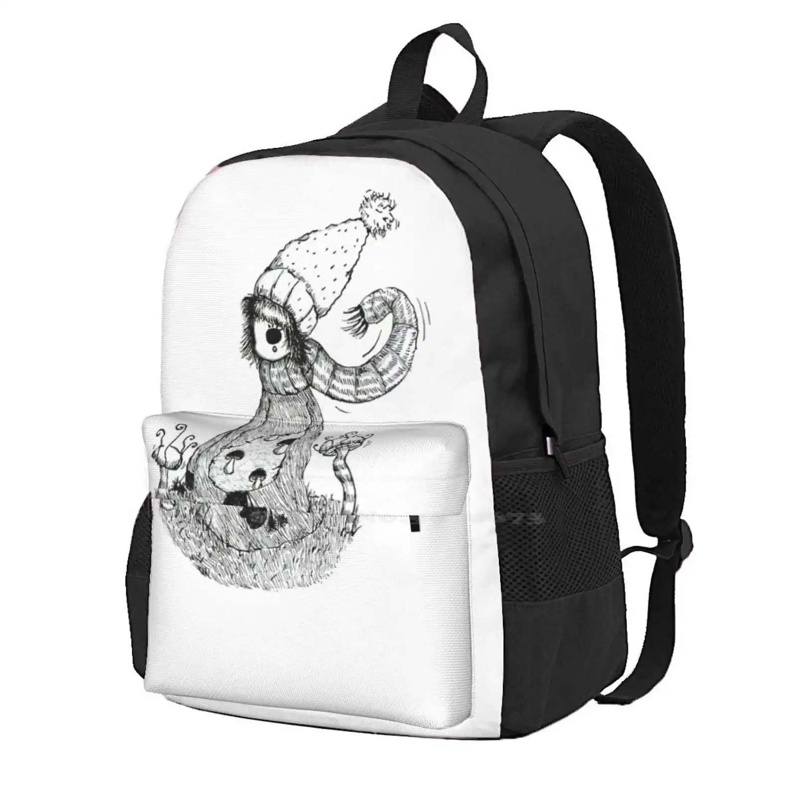 

Jellyfish Fungi Fashion Travel Laptop School Backpack Bag Gothic Cute Littlemoonpantryart Hatching Halloween Creepy Darkart