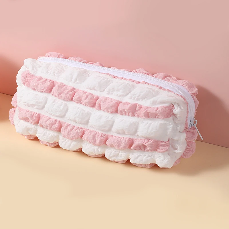 Kawaii Astuccio Portapenne Boba Rosa | 1+1+8 Con Allungamatita E Coperchi | Astuccio Telescopico Multiuso Per Trucchi E Cancelleria