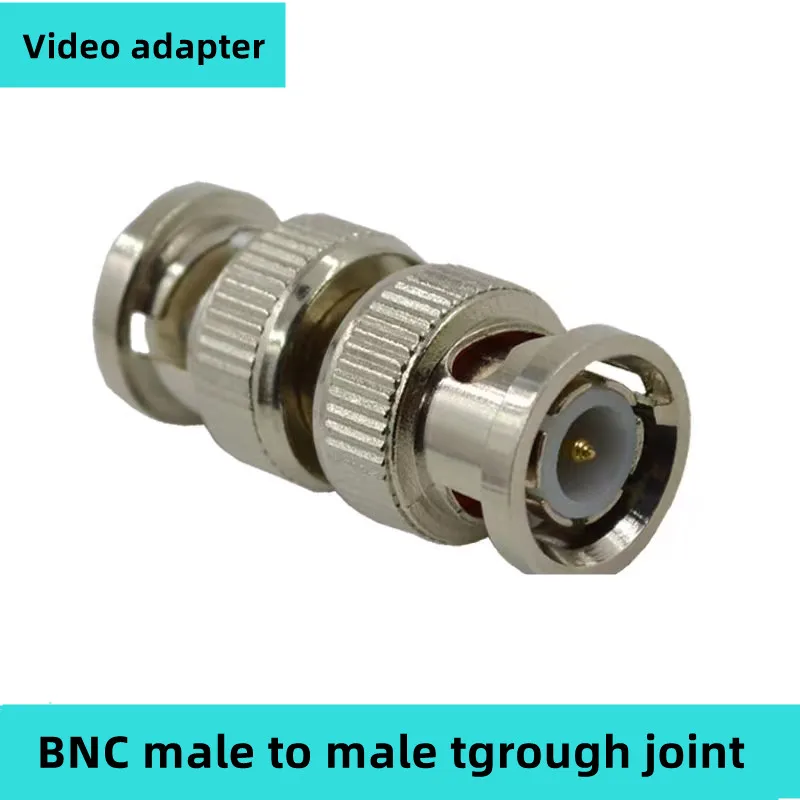 

10PCS BNC connector Q9 straight-through double-sided BNC male adapter BNC double-way male BNC male adapter