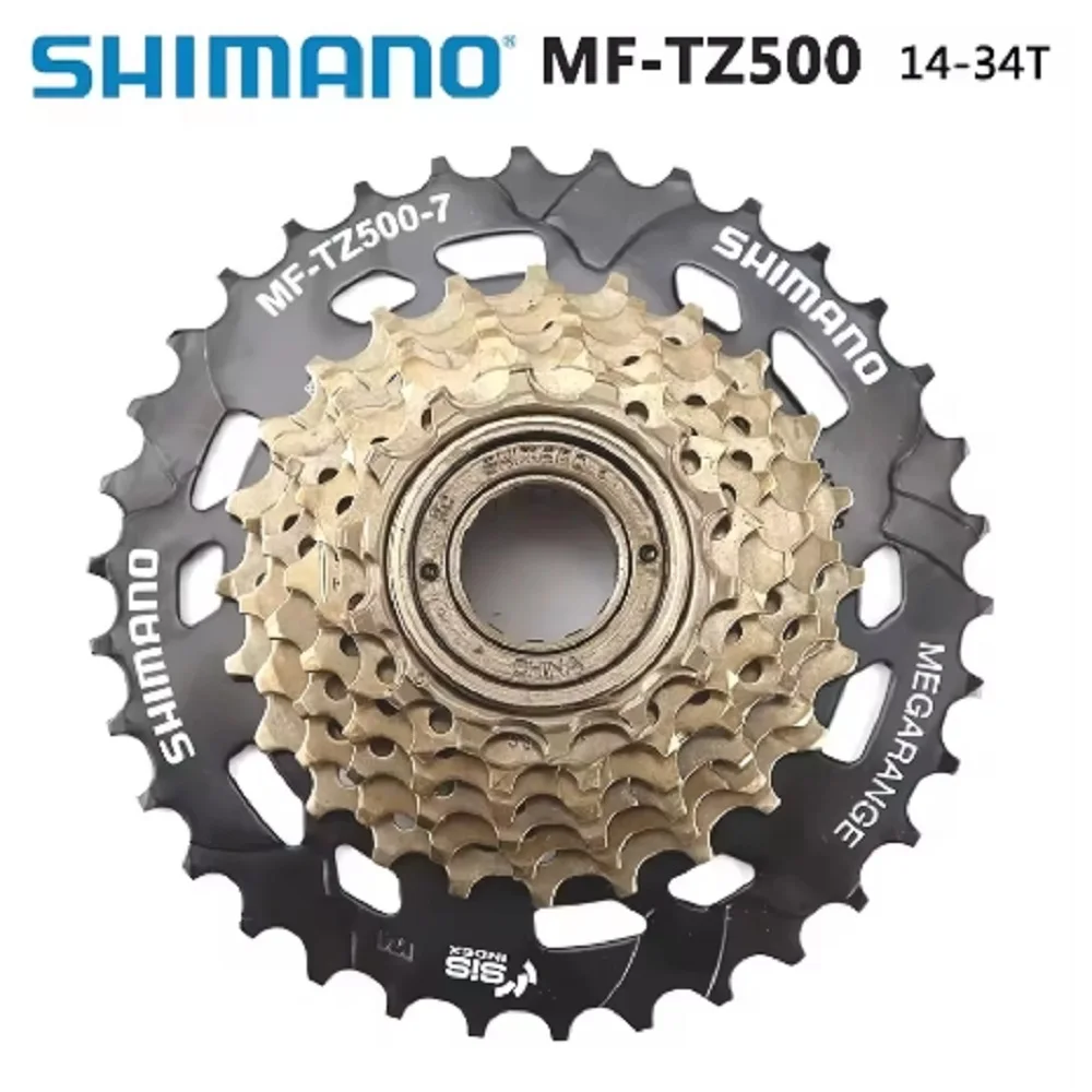Shimano MF-TZ500-7 Bicycle Freewheel 14-34T Steel for MTB Road Folding Bike MF-TZ500 Cycling Bicycle Flywheel TZ500 Updated TZ21 bike freewheel