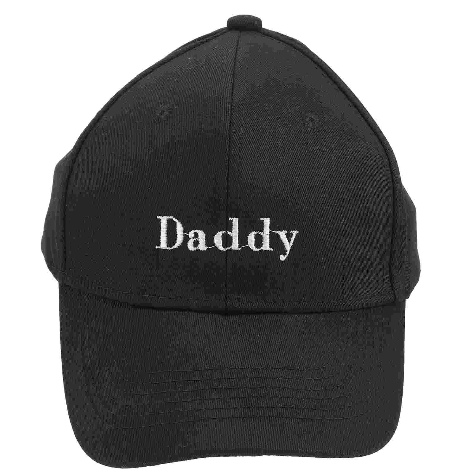 

Daddy Hat Black Baseball Hat Outdoor Peaked Cap Sun Hat for Women Men