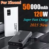 120W Power Bank 50000mAh High Capacity Fast Charging Powerbank Portable Battery Charger For Xiaomi  iPhone Samsung Hot Sale 1