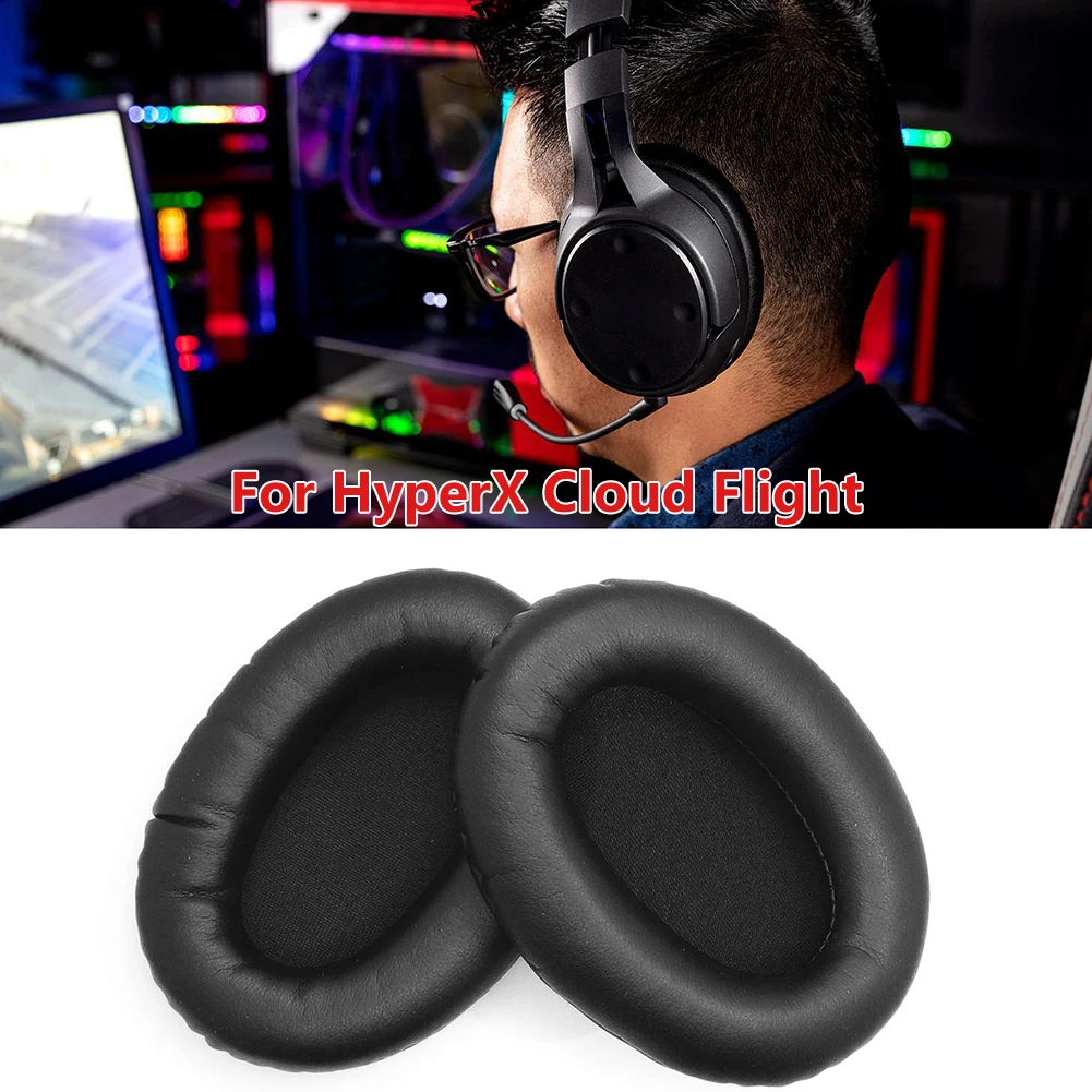 Alloyseed 2pcs Replacement Earpads For Hyperx Cloud Flight Flights
