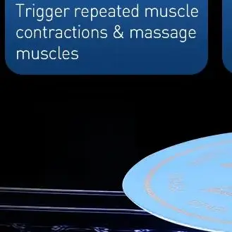 Rechargeable 18 Modes EMS TENS Muscle Nerve Electrostimulator Electrodes Patches Body Pulse Physiotherapy Massager Relieve Pain
