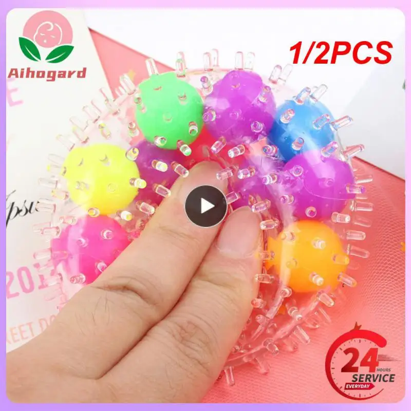 

1/2PCS Pressure Balls Relieve Stress Interest Cultivation Creative Hand Eye Coordination Decompression Toy Vent Ball