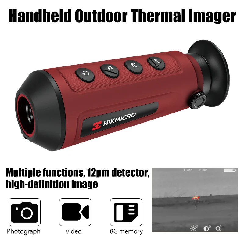 Hikmicro Monoculare Termico Le10/Le15 Ip67 Wifi 970M Per Campeggio Di Caccia Di Visione Notturna