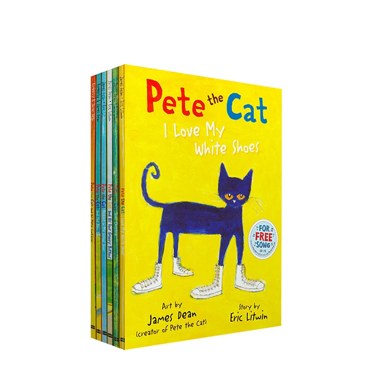 6 Books/Set I Can Read Pete The Cat Kids Classic Story Books Children Early  Educaction English Short Stories Reading Book - AliExpress