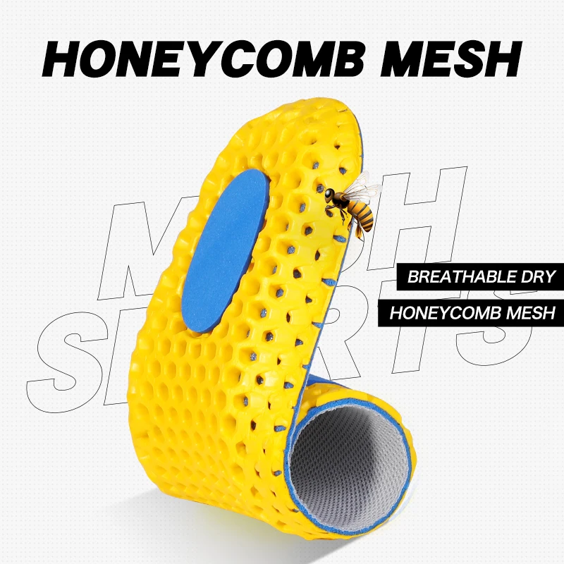 Bangni Memory Foam Insoles Orthopedic Sport Support Insert Woman Men Shoes Feet Soles Pad Orthotic Breathable Running Cushion