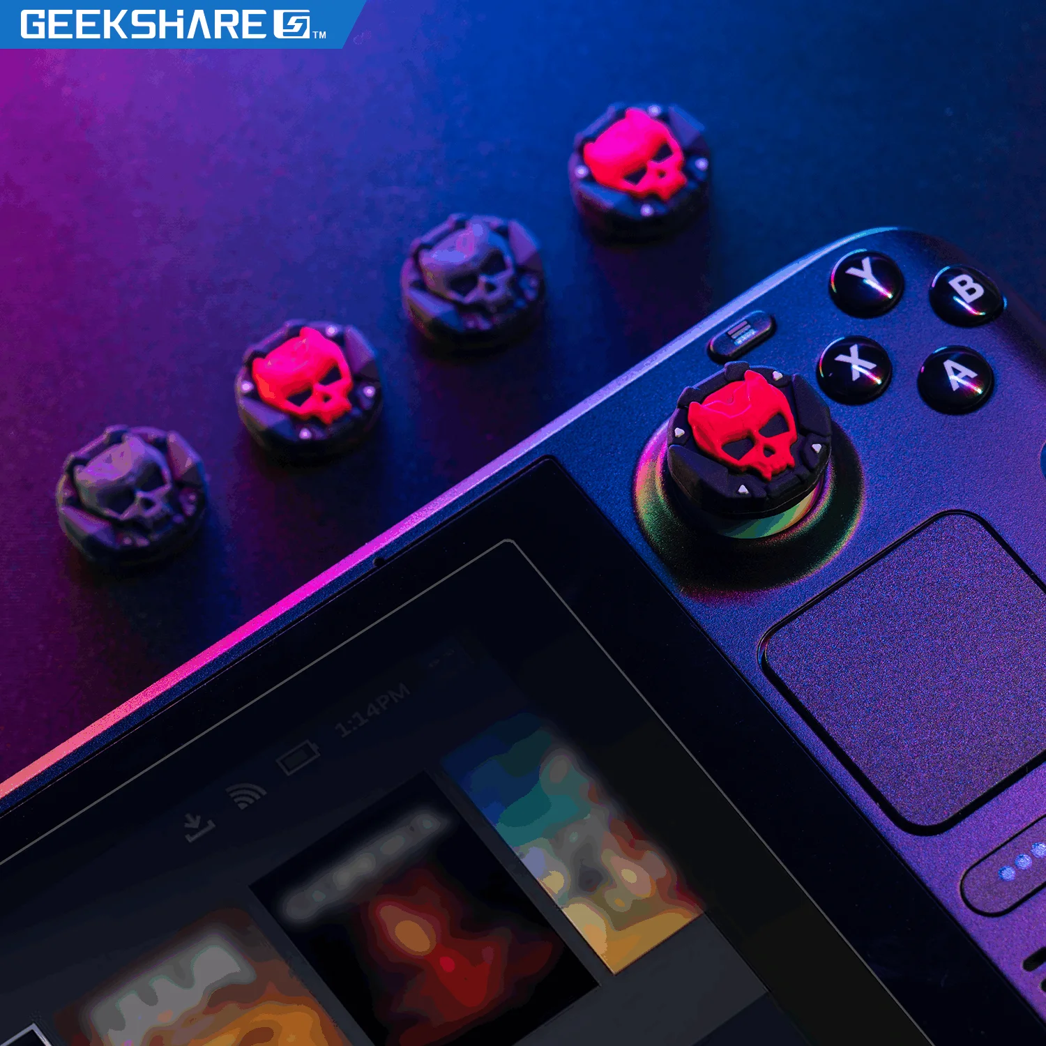 Armor Silicone Soft Thumb Stick Grip Cap Controller Di Gioco Joystick Cover Per Valvola Steam Deck Console Thumbstick Case Accessori