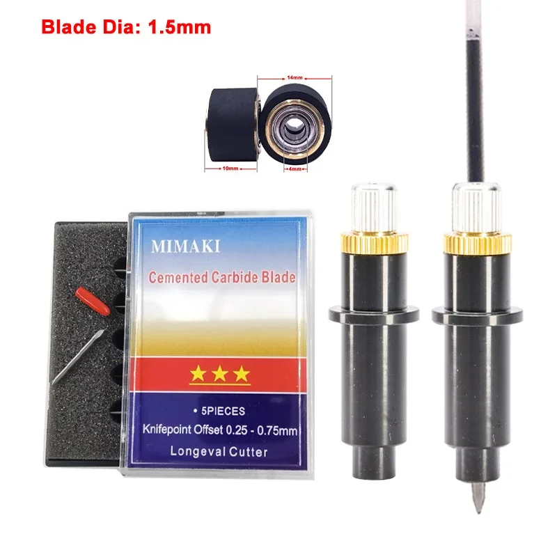 

Mimaki Cemented Carbide Blades Knife 30/45/60 Degree Blade Pen Holder Pinch Rollers for CG-60SR CG-61SR CJV-150 CJV-30 CJV300