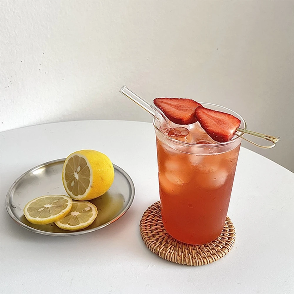 Heat-Resistant Borosilicate Glass Clear Water Juice Glasses