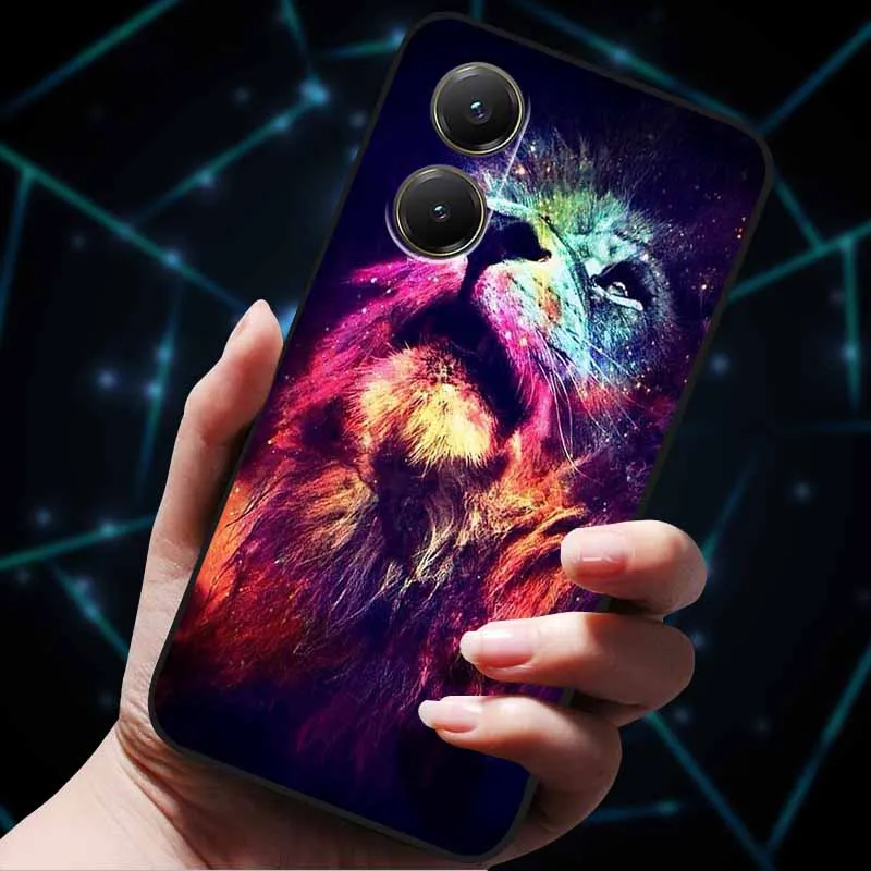 Painted Cats Soft TPU Silicone Protector Cover - Bumper Case with Artistic Design